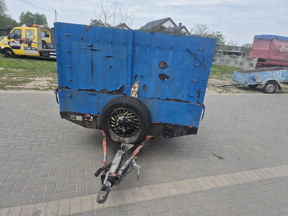 Przyczepka samochodowa platforma 4x1.8 Hapert  Aluminiowe burty