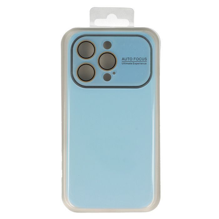 Soft Silicone Lens Case do Iphone 15 jasnoniebieski