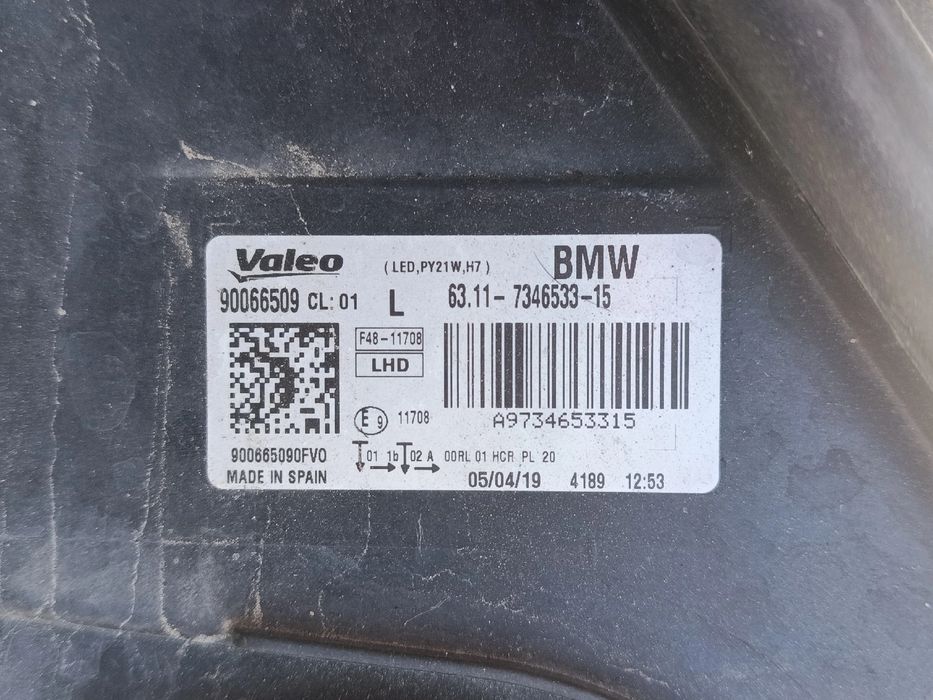 Frente completa BMW X1 (F48)