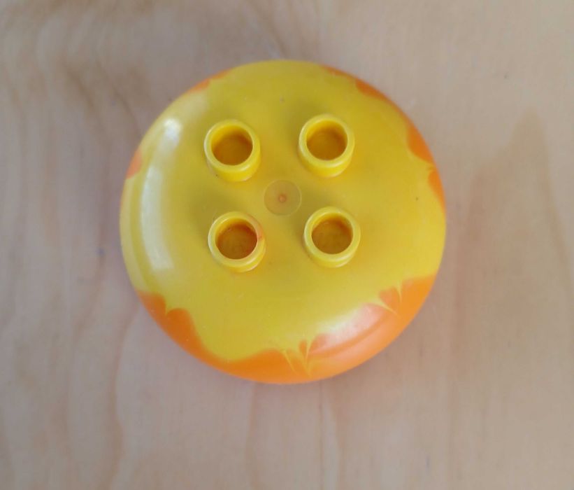 LEGO Duplo ciastko lody gałka 2 pomarańczowy 98220pb07