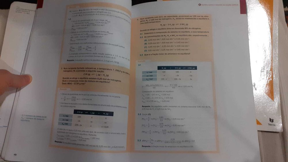 Manual e caderno de atividades Química 11´º ano Texto