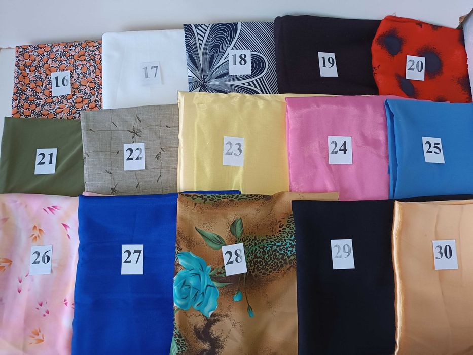 тканина відріз бавовна ситець сатин фланель вовна шовк шифон бязь СРСР