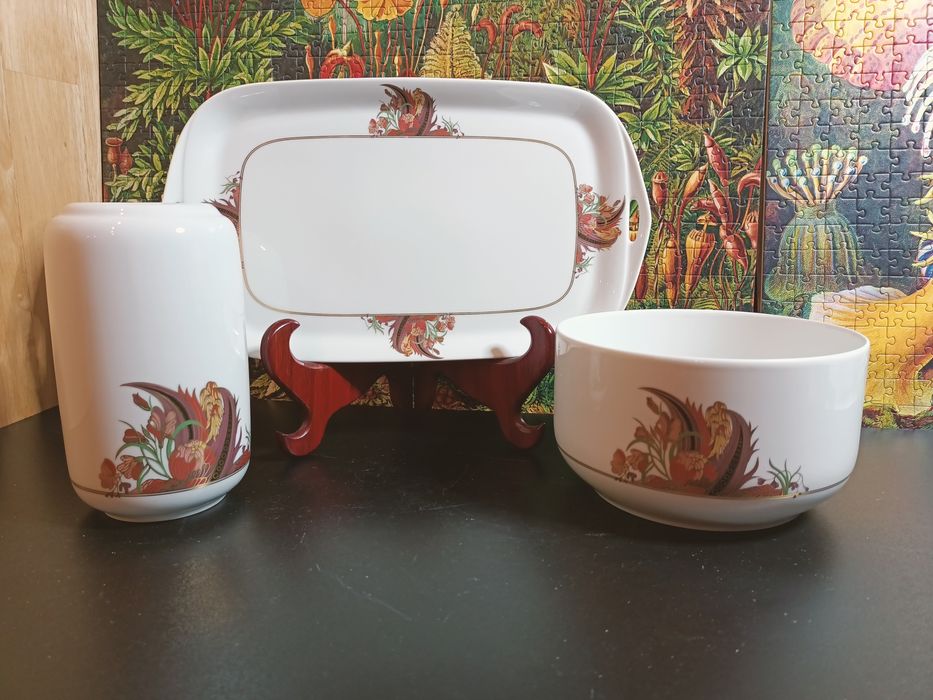 Rosenthal, Classic Rose, paterka, wazonik, salaterka,