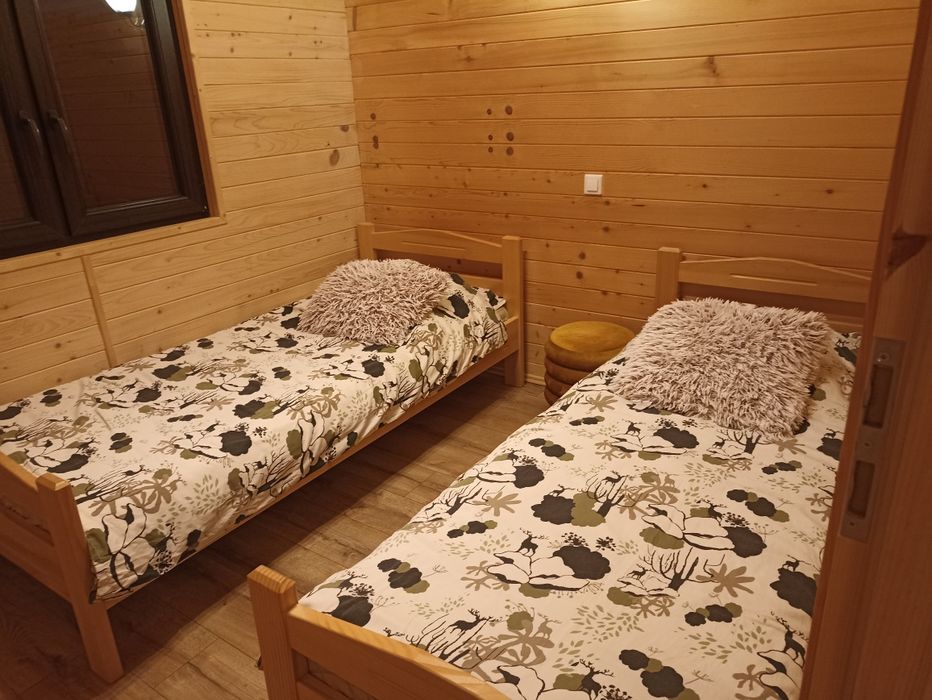 Domki ,Polanczyk, Solina, Jezioro Solinskie, widok na góry , basen