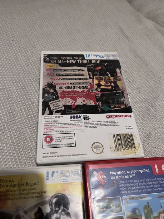 Jogos Wii - super mario bros - house of the dead overkill