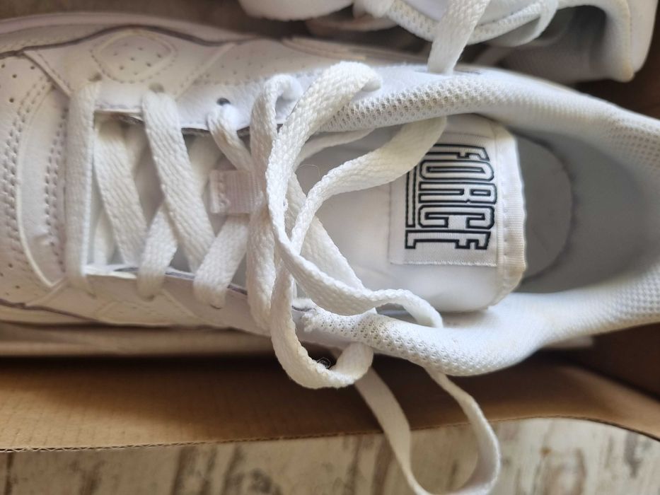 NIKE Son Of Force "Triple White" sneakers.  Size 37.5