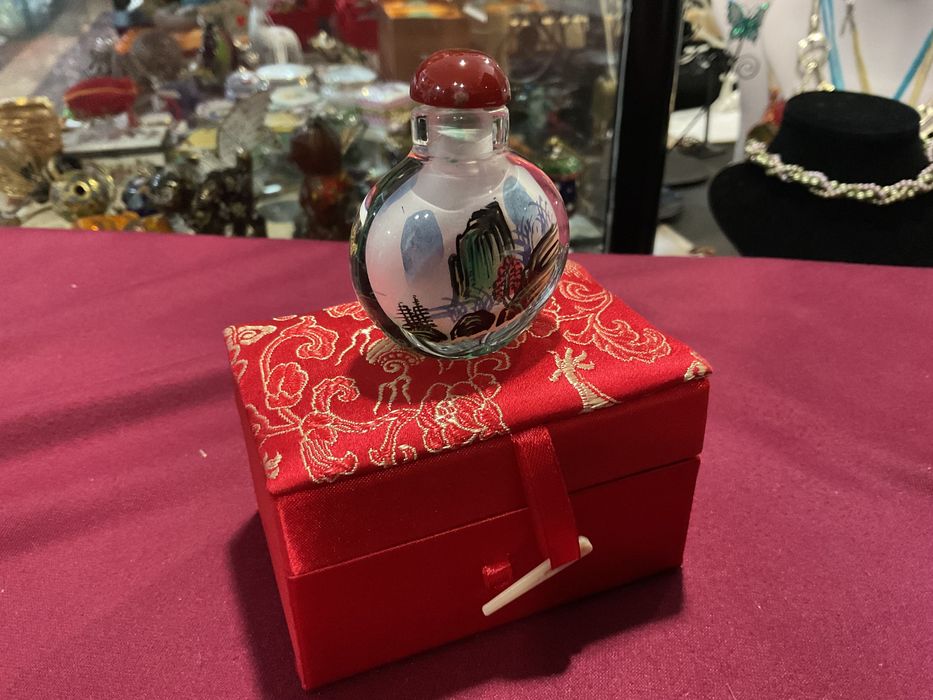 Snuff bottle oriental 5,5 cm   Sem caixa