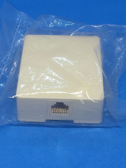 Pack lote 112unidades  tomadas rj11 externas beje