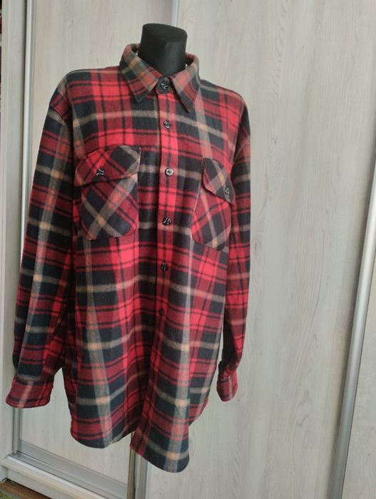 Сорочка в клітинку, сорочки теплі оверсайз