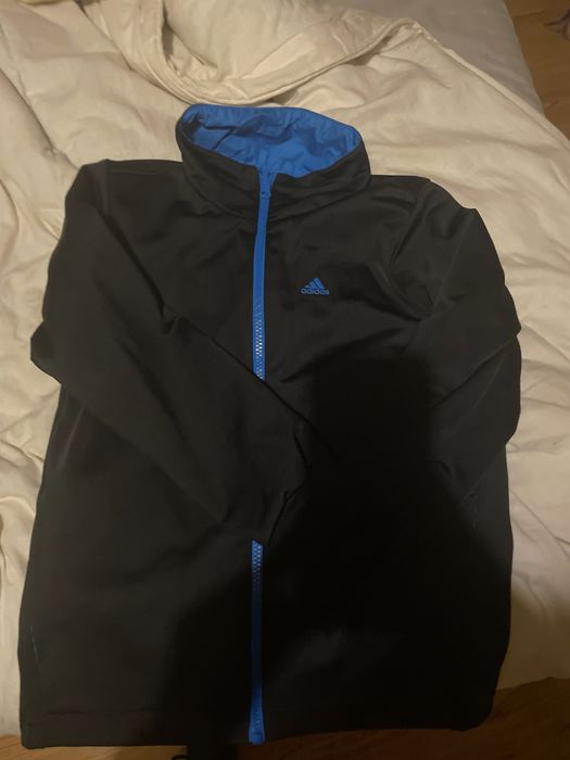 Corta Vento Azul  Adidas Messi 7/8 anos