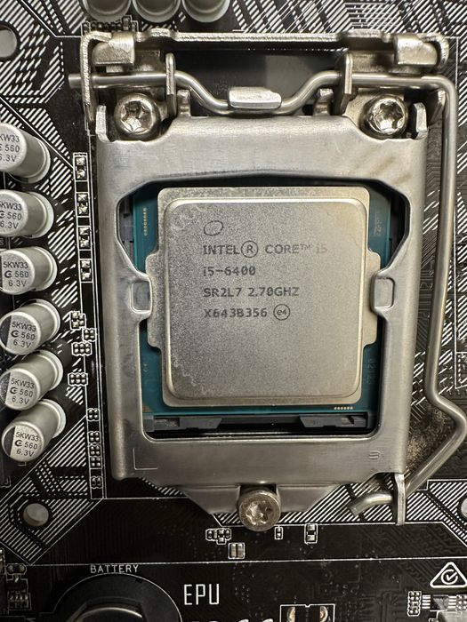 Asus  H110M-K  + i5 6400 + chłodzenie