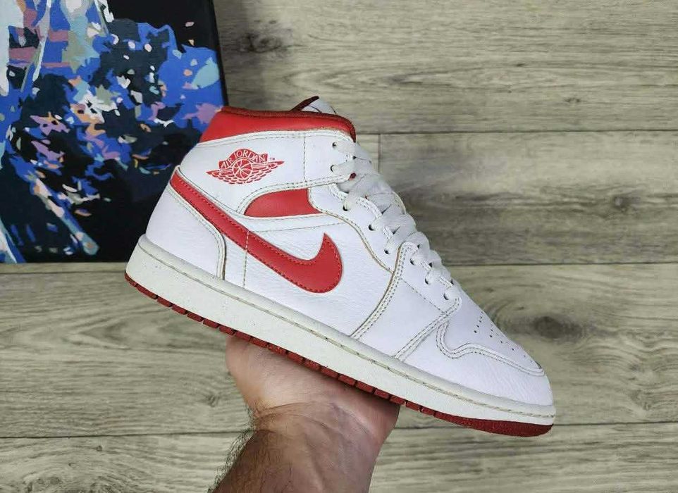 ОРИГІНАЛ Кросівки Nike Air Jordan 1 Mid SE (р 41) чоловічі шкіряні aj1