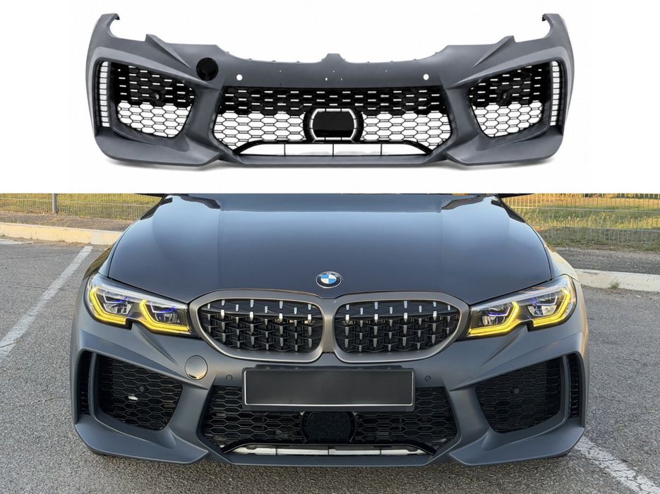 Бампер для BMW 3 series G20 G21 2018-2022 у стилі М8  Артикул:  DRC10161-26
