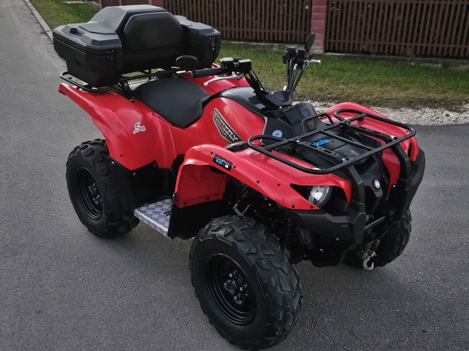 Yamaha grizzly 700 EPS Zadbana Kufer Dokumenty Quad przeprawowy
