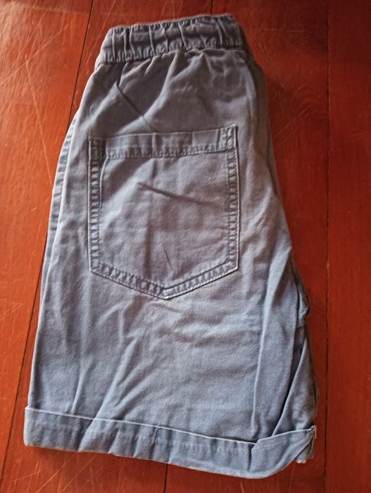 Calções de ganga finos