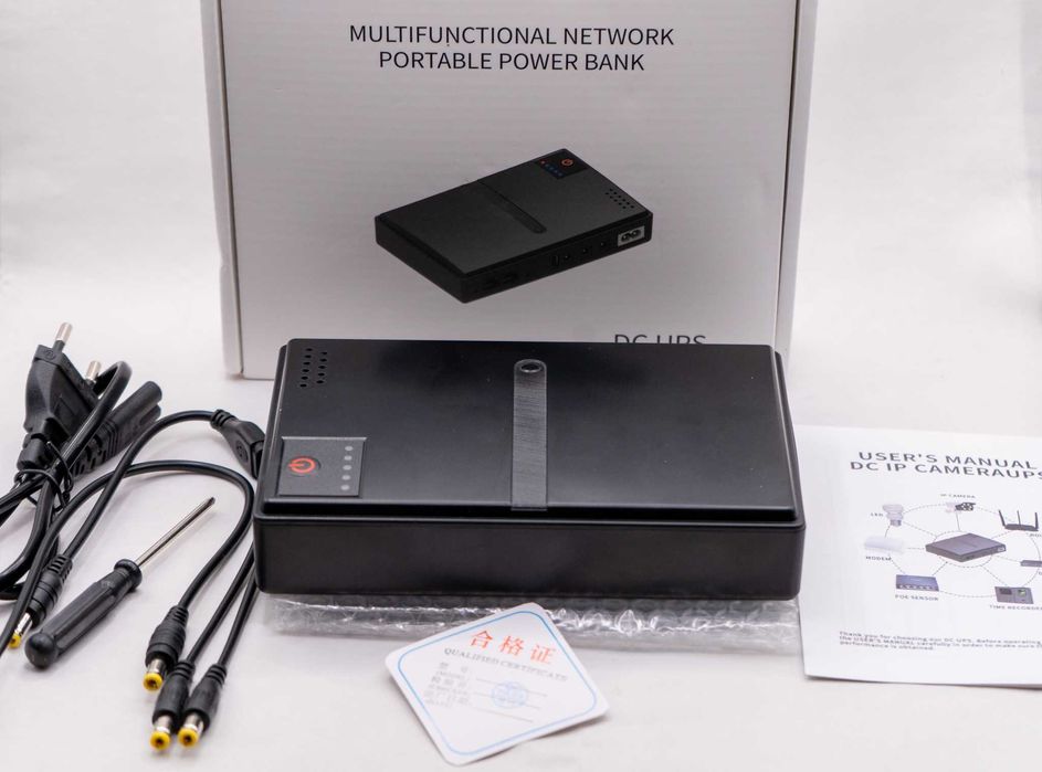 Безперебійник  Wi-Fi роутера: DC 5V/9V/12V з ак 18650 на 3000 мАг 4 шт