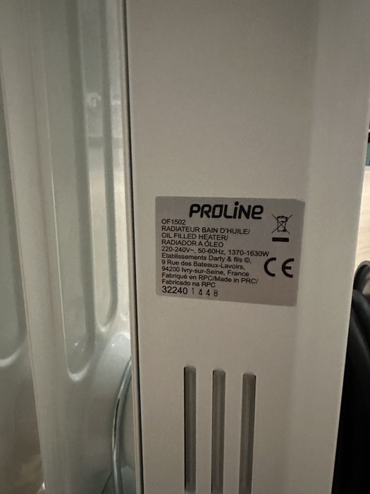 Aquecedor oleo 1600W