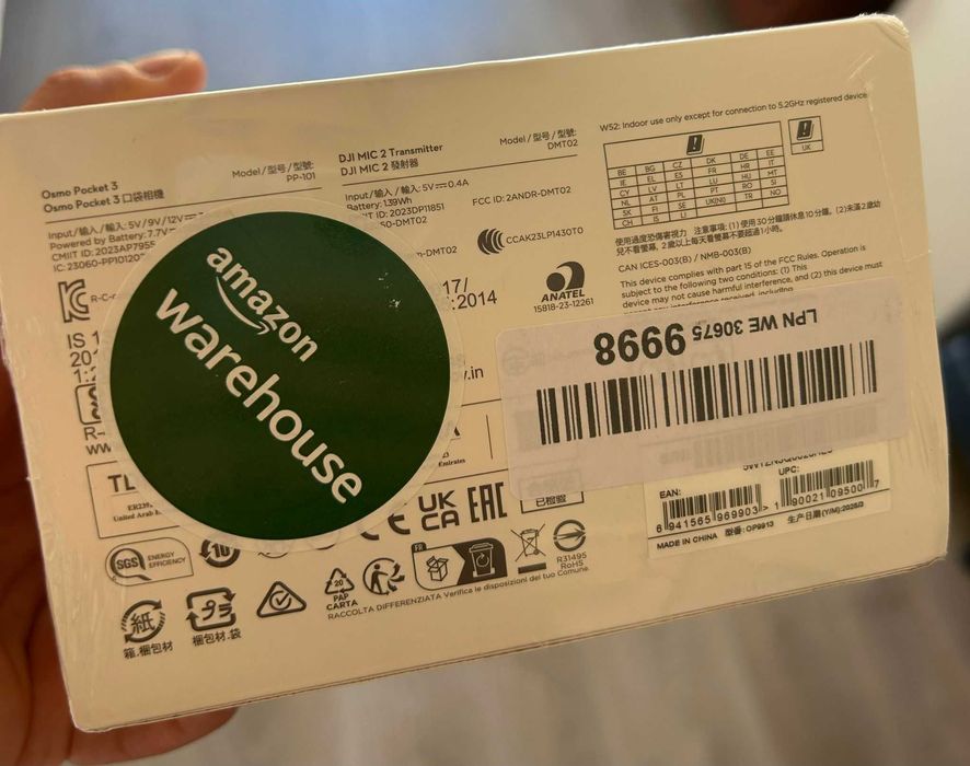 Câmara de ação DJI Osmo Pocket 3 Creator Combo (4K Full HD - Preto)