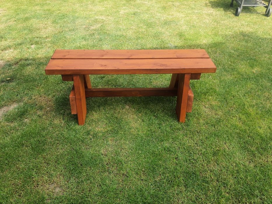 Ławka ogrodowa drewniana