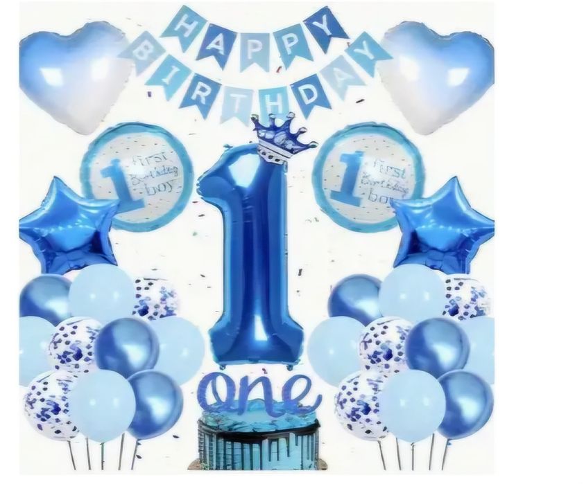 Ozdoby na roczek dla chlopca