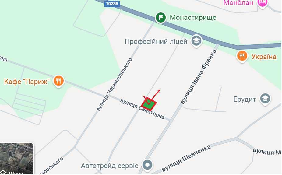 м. Монастирище. Будинок + зем. діл 10 соток  (гарне місце для бізнесу)