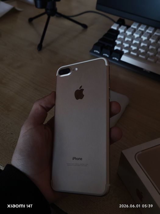 iPhone 7 Plus 128GB Gold | АКБ 100%. ІДЕАЛ! Повний комплект, Neverlock, Touch ID