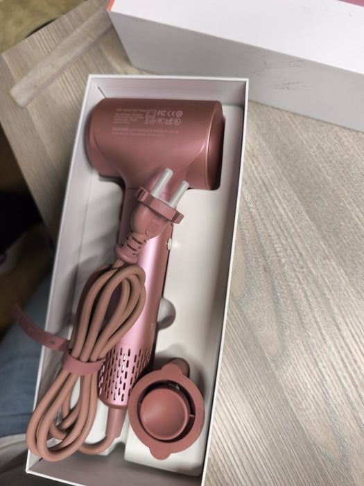 Secador de Cabelo Alta Velocidade (Iónico) - Novo na Caixa - Rosa Meta