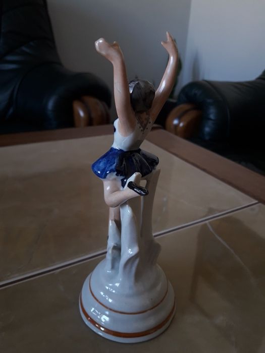 Porcelanowa baletnica w stylu art deco - Zygmunt Buksowicz