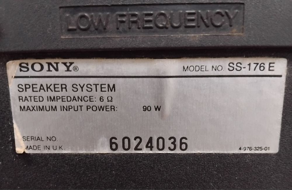 SONY colunas SS-176E