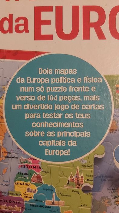 Puzzle À descoberta da Europa (clementoni)