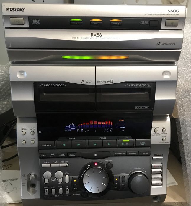 Музыкальный центр Sony hcd-rx88 (голова)