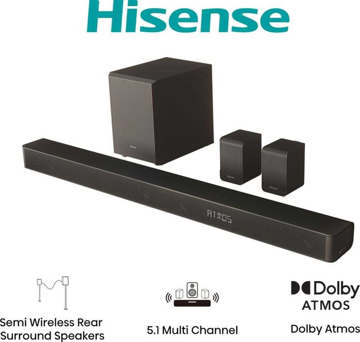 Hisense AX5100G Soundbar 5.1 Subwoofer 340W