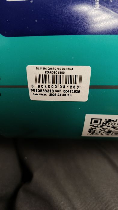 Farba Dekoral Ulotna Szarość