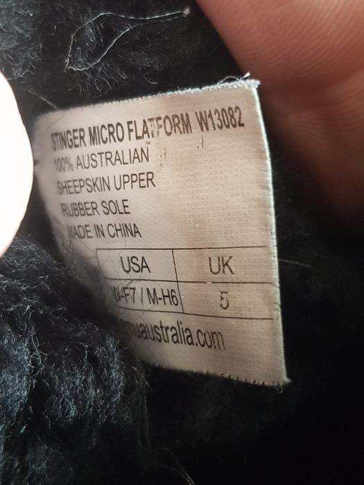 EMU Australia Stinger Micro Flatform oryginalne rozmiar 38