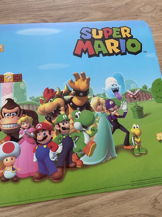 Nintendo Super Mario Podkładka na biurko pod myszkę 65 x 45 cm