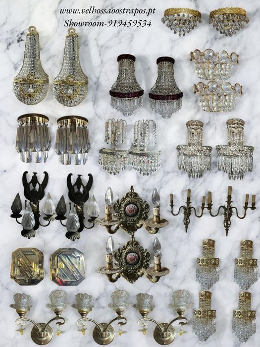 Candeeiros/Lustres/Apliques