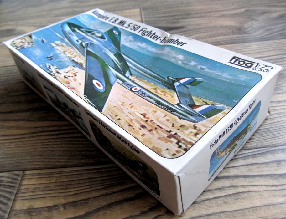 Vampire F.B.MK.5/50, 1:72, Frog, vintage, UNIKAT