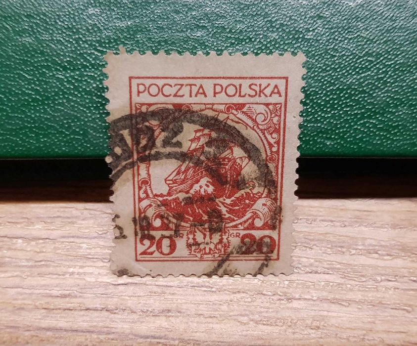 Znaczek Poczta Polska stempel Łódź 6.10.1927r.