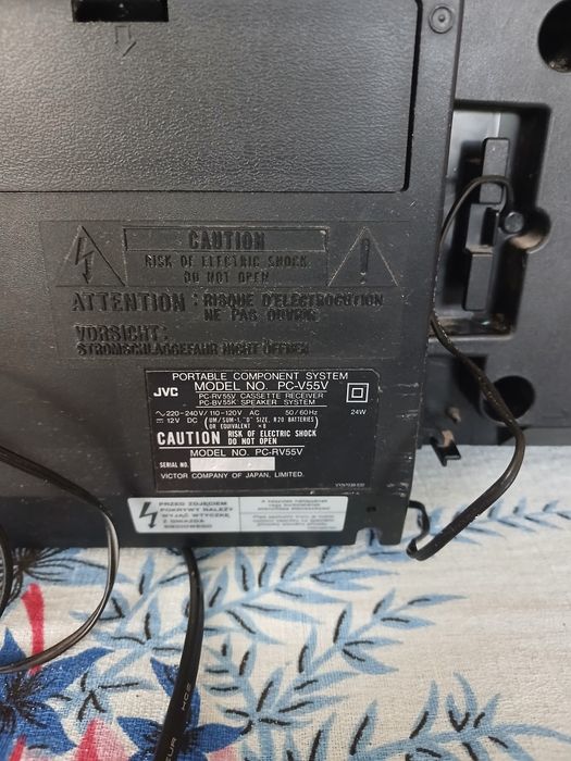 Магнітола JVC PC-RV55W (Японія, 90-ті) робоче радіо, рідні колонки