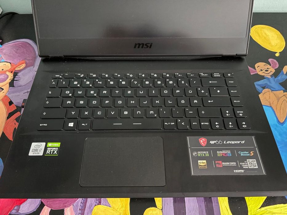Laptop gamingowy MSI GP66 Leopard RTX 3070