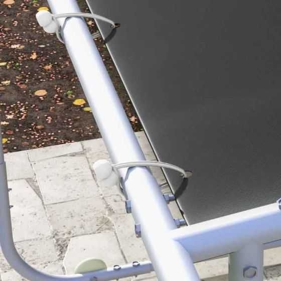 Nowa pergola / altana / osłona / 3x3m / szara / OUTSUNNY !A1402!