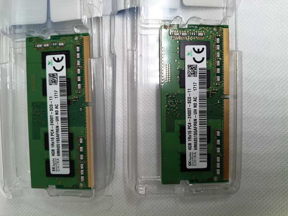 Ноутбучна DDR4: sk hynix (1rx16pc4 2400tsco11) - 2шт. по 4гб