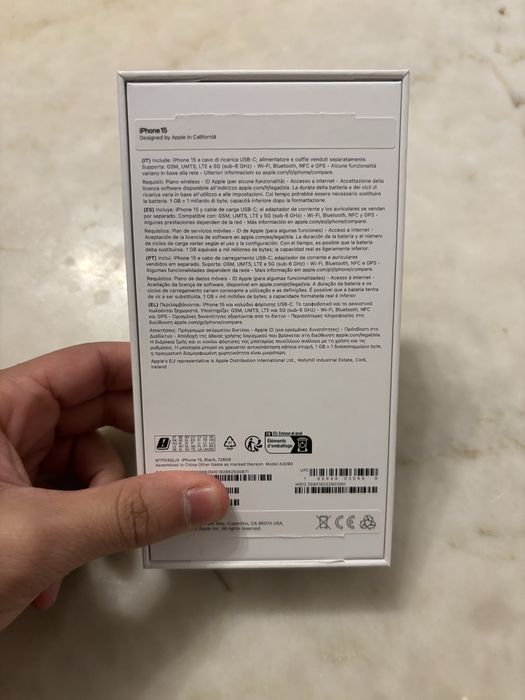 Iphone 15 128gb com embalagem original