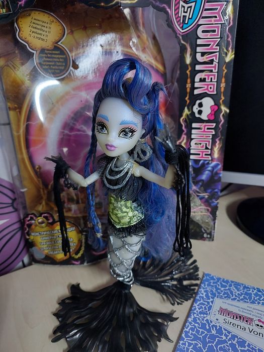 Кукла монстер хай Sirena Von Boo колекция "Монстрические мутации"