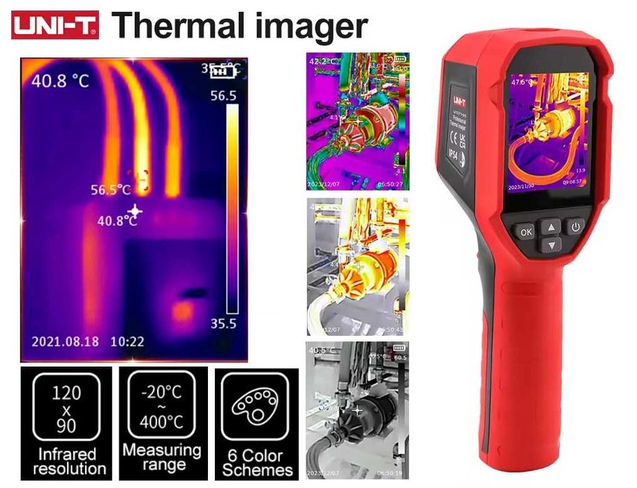 Câmara térmica  UNI-T UTI120S resolução 120x90 (USADA)