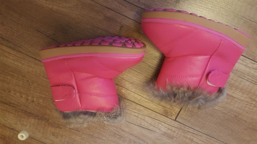Buty kozaki botki ocieplane rozm. 24-25 nowe
