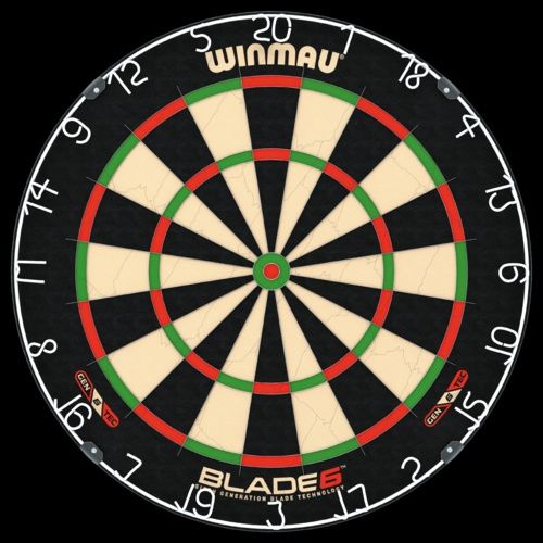 Winmau Blade 6 + Opona ochronna - profesjonalna tarcza do darta - nowa