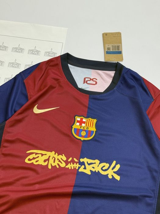 Футболка джерсі Nike Barcelona Travis Scott Cactus Jack  fcb / jersey t shirt polo найк