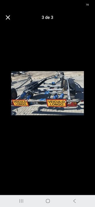 Atrelado 2500kg Barcos ate 8 metros