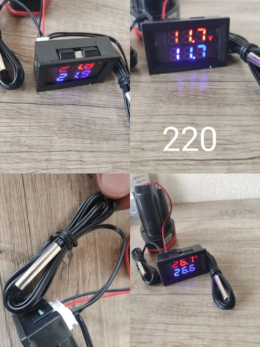 Датчик температуры Вольтметр Датчик давления масла охлаждающей жидкост